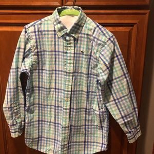 Vineyard Vines Boys Button Down Size Medium